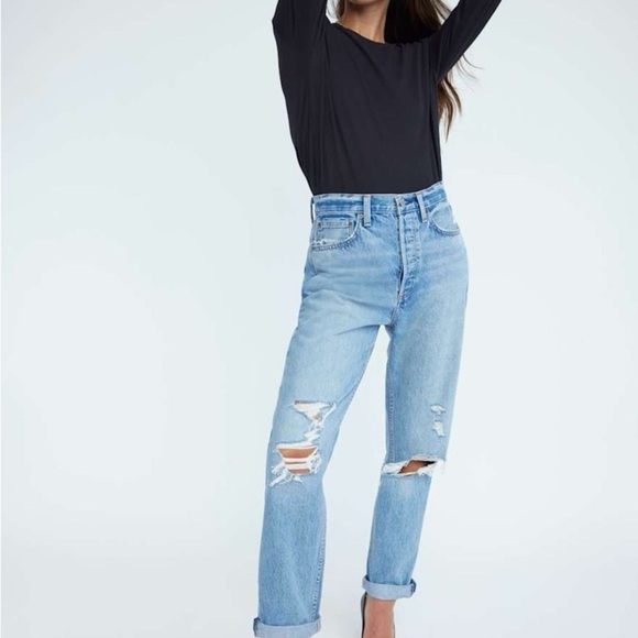 Denim Forum The Boyfriend High Rise Loose - size 27 - Picture 1 of 11